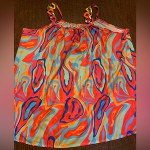 Colorful Abstract Pattern Tank Top